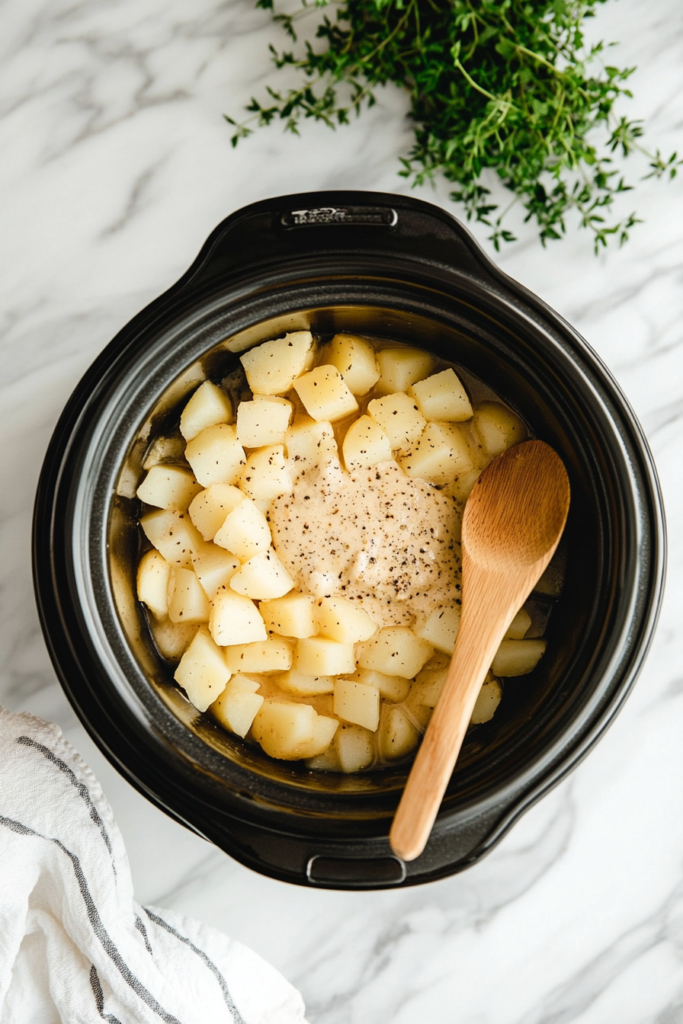 adding-hashbrowns-and-soup-ingredients-to-the-crockpot-for-potato-soup-preparation-2402862-683x1024