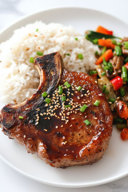 air-fryer-pork-chops-with-maple-soy-glaze