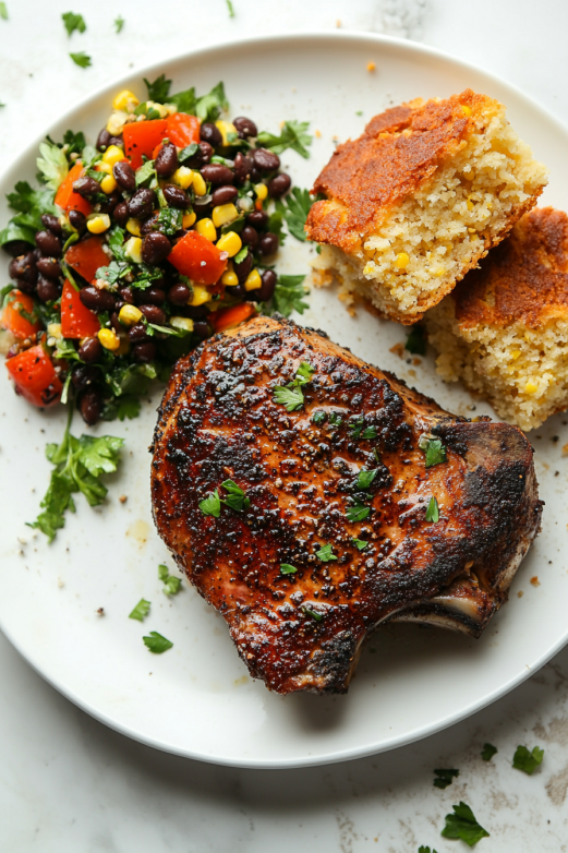 cocoa-and-chile-rubbed-pork-chops