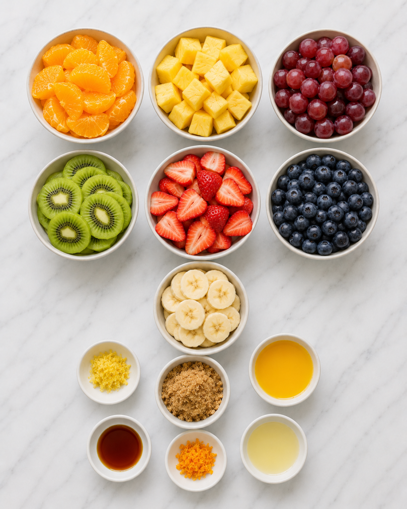 German Fruit Salad Ingredients