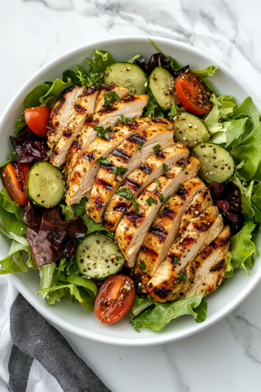 grilled-chicken-salad-with-herby-tahini-dressing