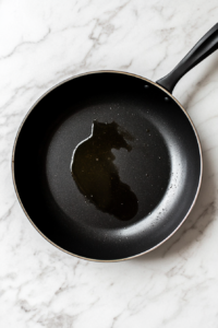 heating-oil-in-a-skillet