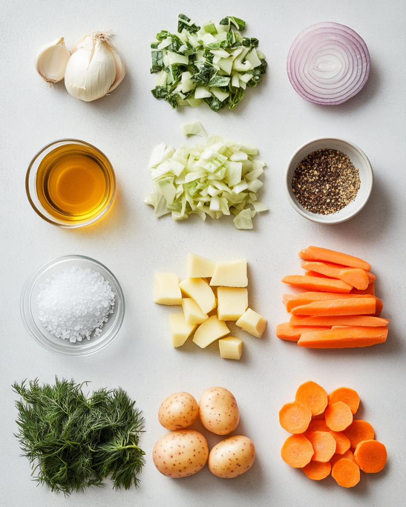Kielbasa And Cabbage Soup Recipe Ingredients