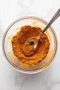 This image shows a whole fish being carefully cleaned, with scales removed and gutting completed, in preparation for frying.