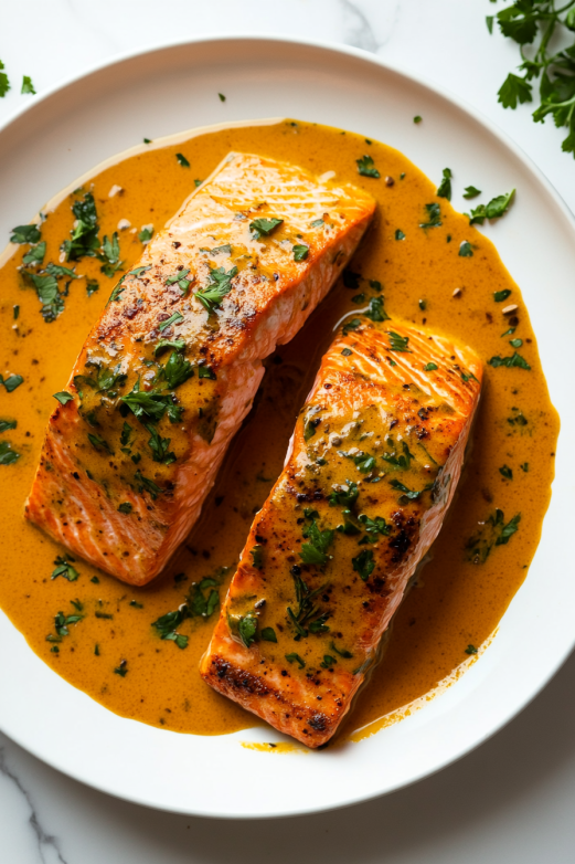 pan-fried-salmon-in-curry-cream-sauce