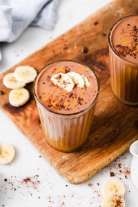 Pour into a glass and serve immediately