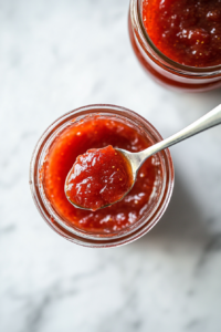 pouring-hot-strawberry-jam-into-sterilized-jars