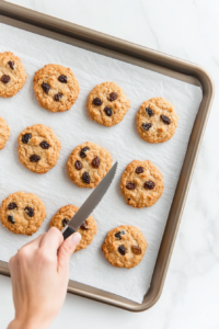 This image shows the soul cakes being scored with a cross on top before baking, adding a traditional touch to the treats.