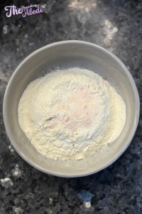 Sift the dry ingredients into a bowl