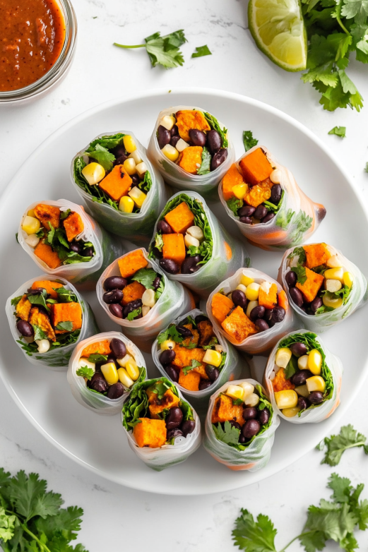 sweet-potato-and-black-bean-spring-rolls