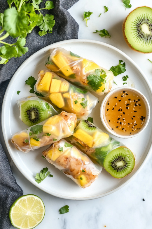 tropical-fruit-spring-rolls
