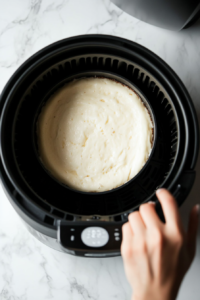 lower-pan-into-air-fryer-basket