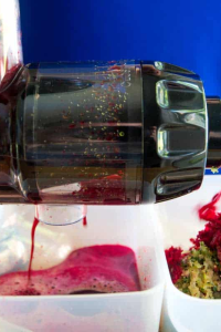 Strain the juice through a fine mesh