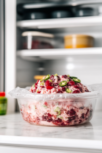 chilled-cranberry-jalapeno-dip-in-refrigerator-set-to-firm-and-let-flavors-meld