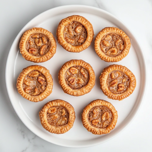 mini-pecan-pies-crispy-golden-brown-in-round-shape-filled-with-pecans