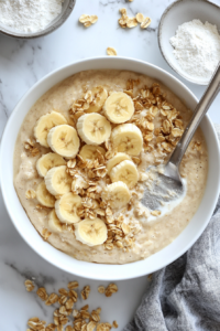 This image shows a generous amount of chopped walnuts and chocolate chips being folded into the batter for extra texture and flavor.
