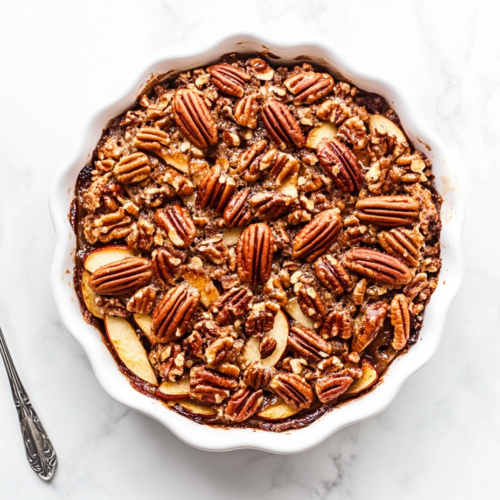 pecan-pie-apple-crisp-in-white-baking-dish-topped-with-golden-chopped-pecans-2