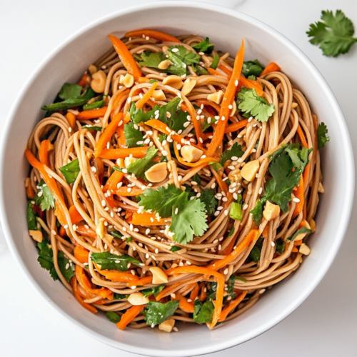 thai-noodle-salad-vinegar-sauce-cilantro-peanuts-refreshing-asia-inspired-dish