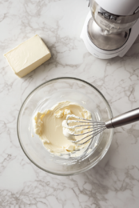 whipping-keto-cream-cheese-frosting-until-smooth-and-luscious