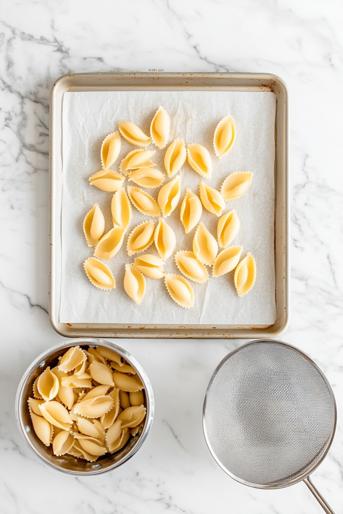 draining-cooked-pasta-shells-for-stuffed-shells-recipe-7473966-683x1024