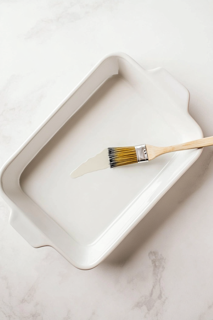 greasing-a-baking-dish-for-chicken-broccoli-alfredo-stuffed-shells-4493653-683x1024