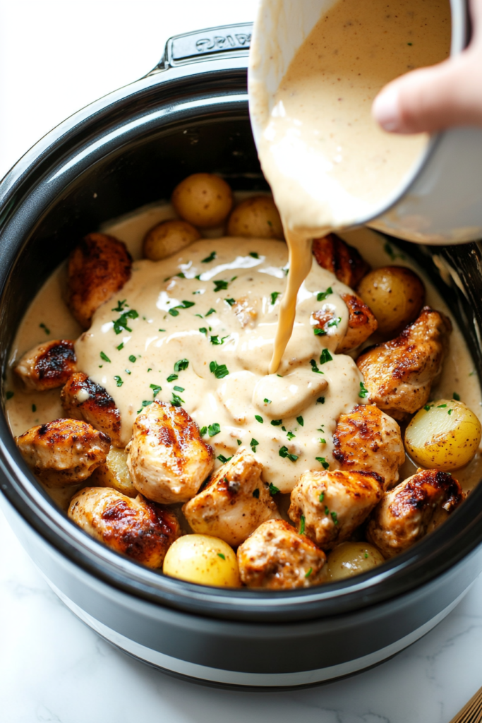 pouring-creamy-garlic-parmesan-sauce-over-cooked-chicken-and-potatoes-8541907-683x1024