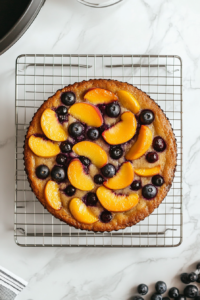baked-cake-cooling-pan-removed-on-rack