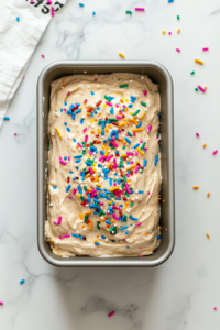 funfetti-batter-in-loaf-pan-ready-for-baking