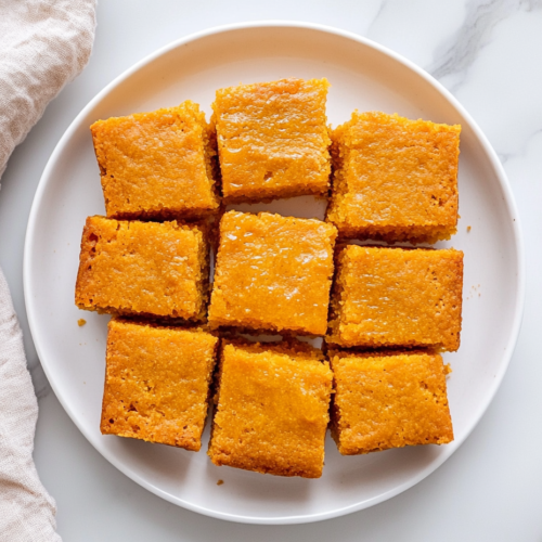honey-butter-sweet-potato-cornbread-in-cast-iron-skillet-on-marble-2