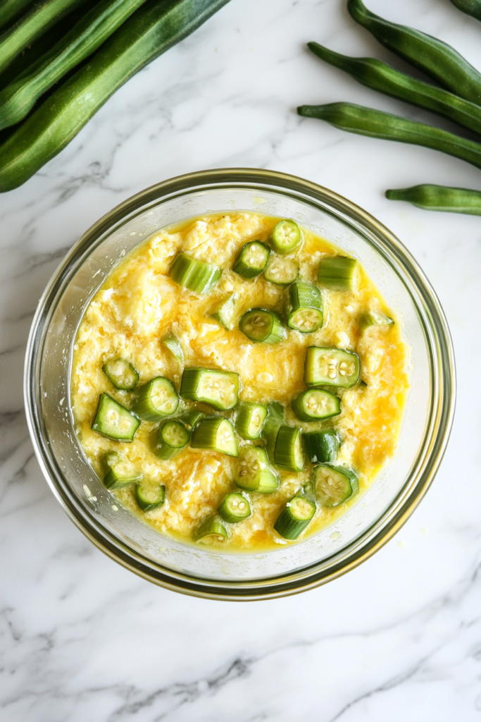 okra-soaking-in-egg-in-clear-glass-bowl-white-marble-countertop-3523789-683x1024