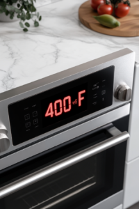 preheating-oven-to-400-degrees-white-marble-kitchen-scene