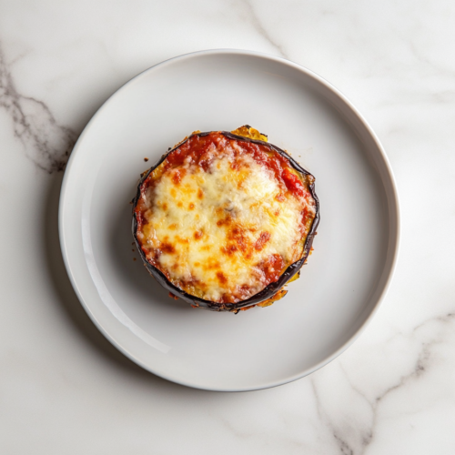 serving-eggplant-parmesan-on-white-ceramic-plate