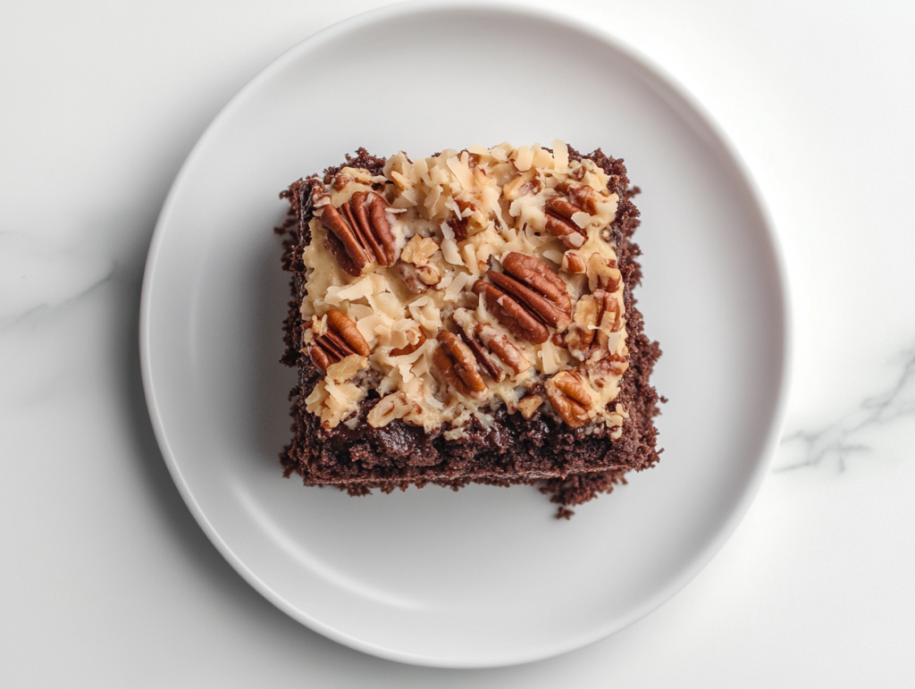 serving-german-sweet-chocolate-cake-square-slice-on-white-ceramic-plate-final-presentation