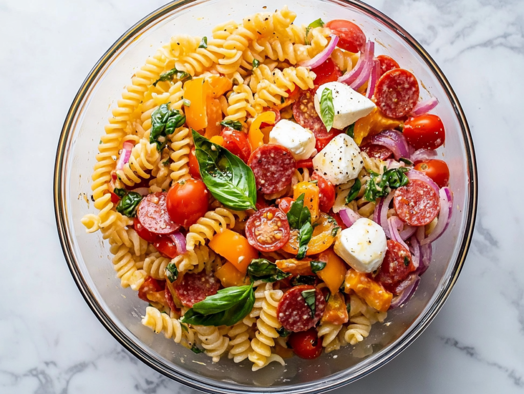 vibrant-rotini-pasta-salad-with-fresh-veggies-and-pepperoni