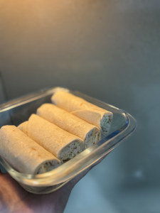 Arrange them in the baking dish