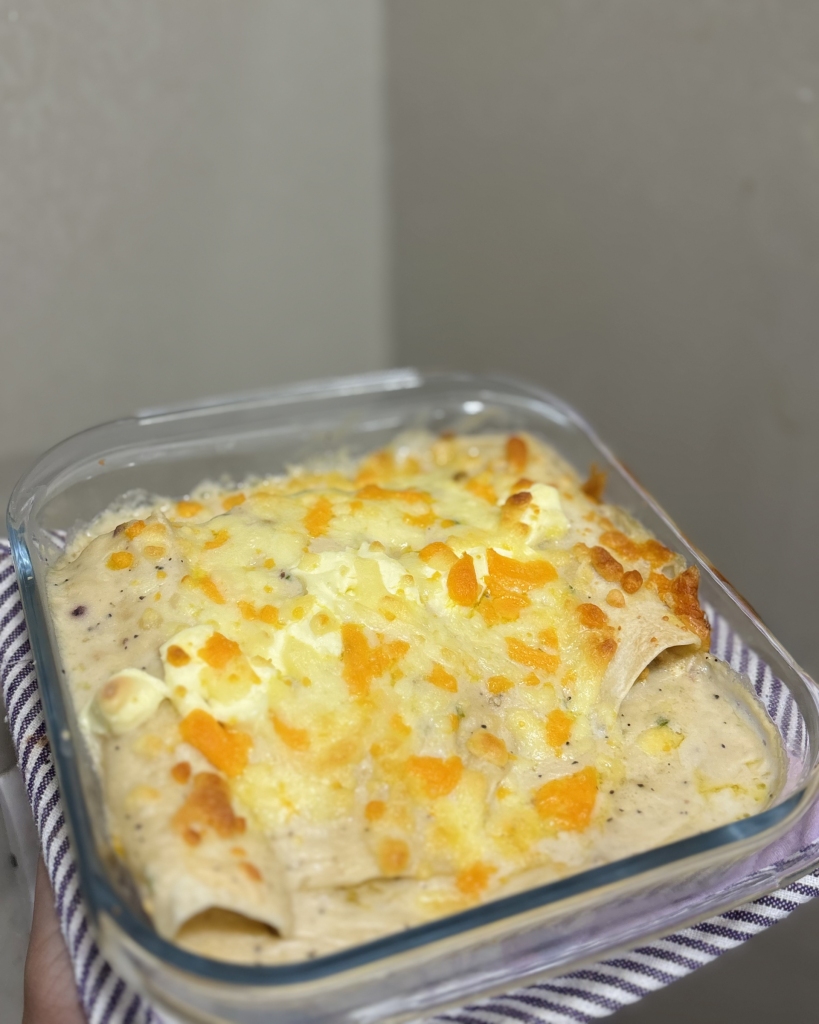 White Chicken Enchiladas
