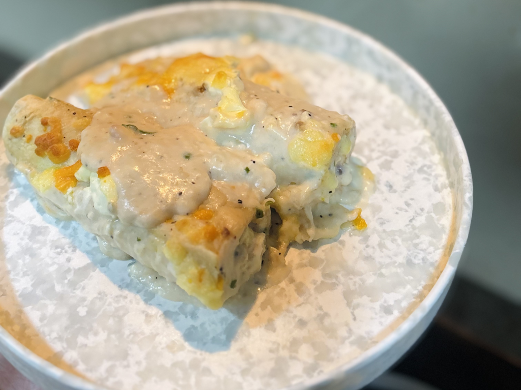 White Chicken Enchiladas Recipe