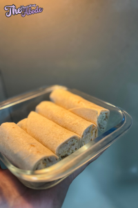 Place each rolled tortilla seam-side down