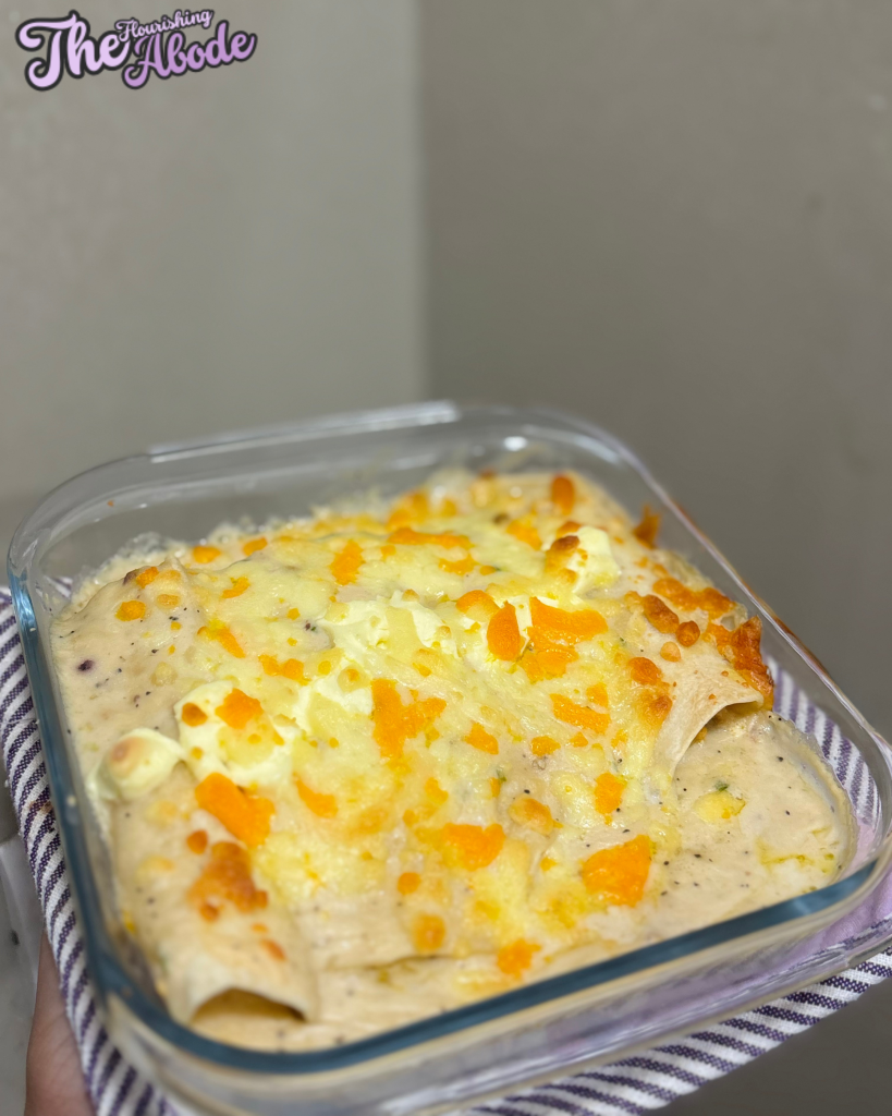 White Chicken Enchiladas