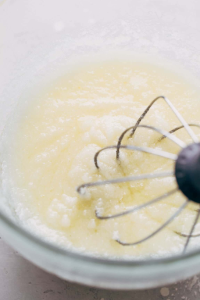 beat cream cheese and butter until smooth