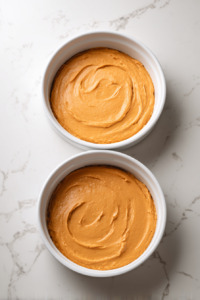 carrot-cake-batter-evenly-poured-into-greased-metal-cake-pans