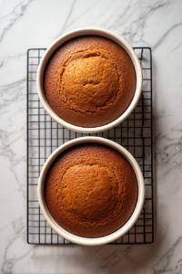 carrot-cakes-cooling-on-black-wire-rack-over-white-marble