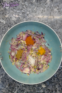 chili powder, turmeric, garam masala