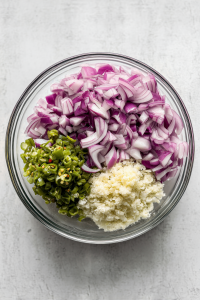 chopped-onion-chili-ginger-garlic-in-clear-glass-bowl