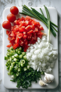 chopped-vegetables-in-glass-blender-for-gazpacho