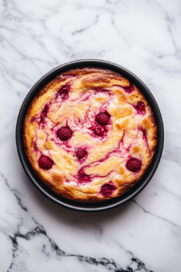 cooled-cake-dusted-with-powdered-sugar-on-marble-surface