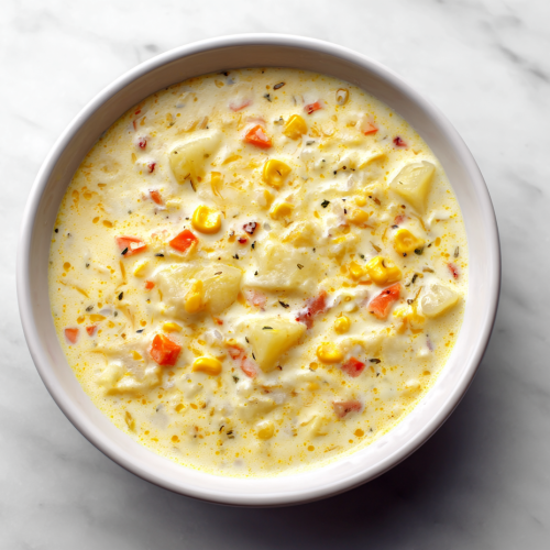 creamy-potato-chowder-in-white-bowl-on-marble