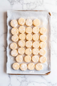 cutting-small-cookie-circles-from-dough