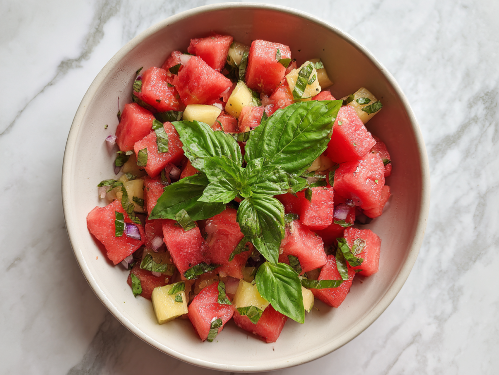 featured-watermelon-pineapple-salad-clean-white-marble-topdown