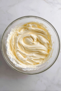 folding-eggwhites-into-almond-butter-batter-glass-bowl
